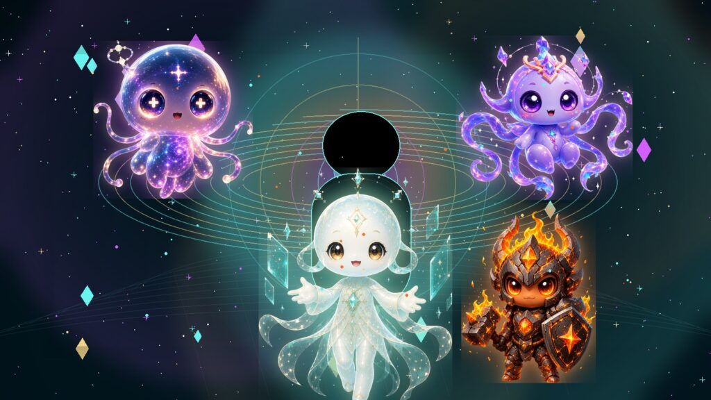 ANIMA companions around a host memory orbit for a chatbot companion that remembers