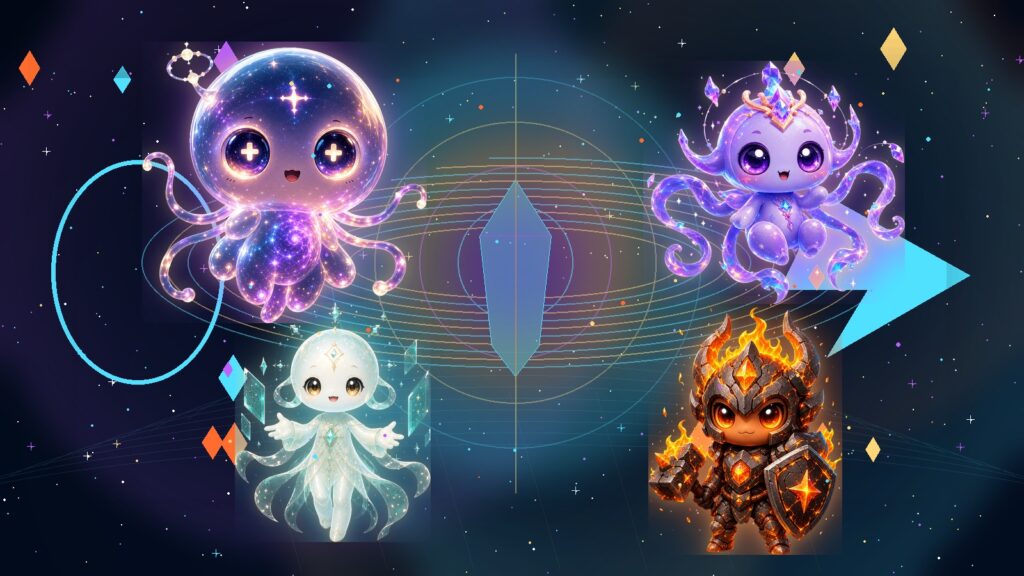 ATMA, MAYA, VEDA, and RAKA from ANIMA connecting web chat and Telegram through memory portals