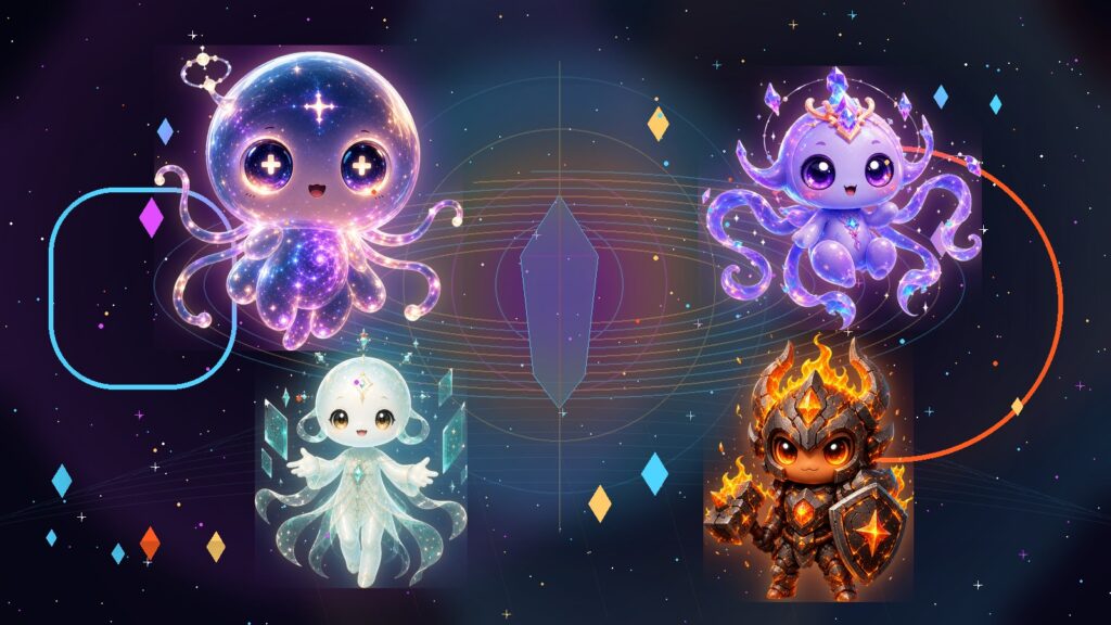 ATMA, MAYA, VEDA, and RAKA from ANIMA in a contrast memory scene for Companion Chatbot: How ANIMA Turns Conversation Into Companionship
